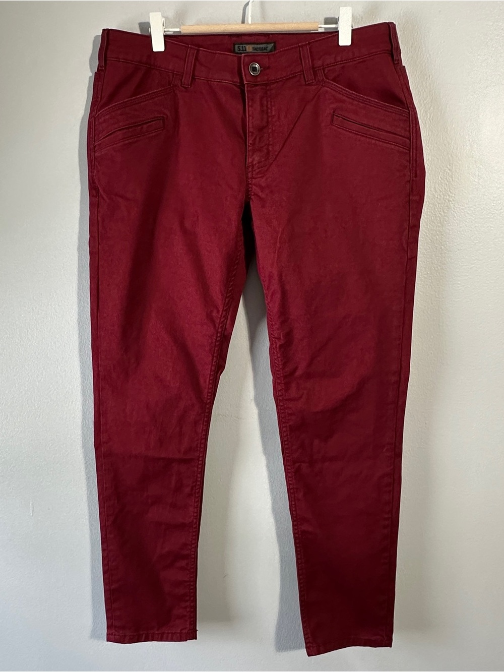 5.11 Tactical Deep Red Slim Tapered Pants